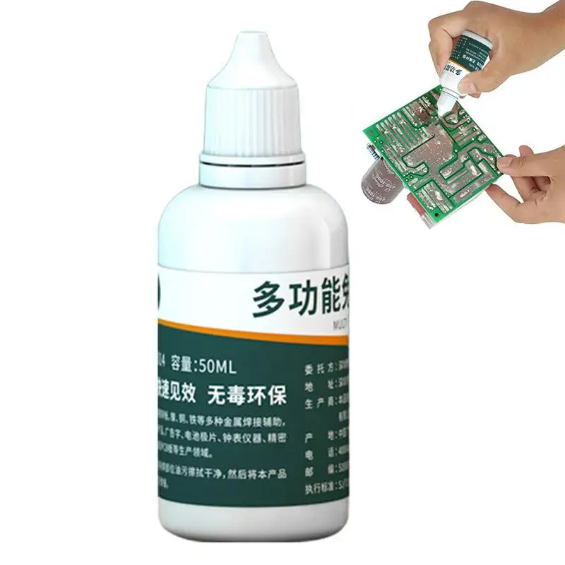 

Solder Flux Solder With Flux Liquid Rosin Stainless Steel Rosin Soldering Flux Paste For Lead-Free Electronics Soldering And