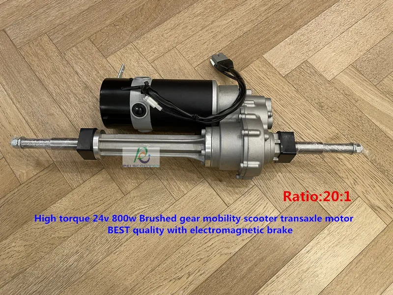 24V 800W brushed gear mobility scooter transaxle motor With