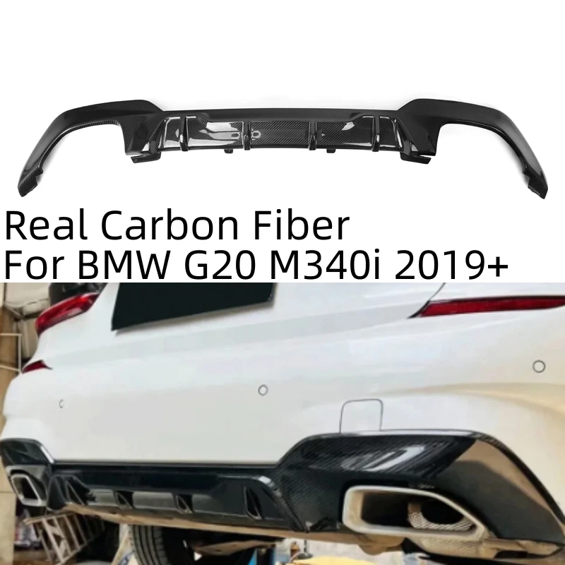 

Carbon Fiber Rear Bumper Competition MP Diffuser M Tech Sport Diffusor For BMW 3 Series M340i G20 G28 2019 2020 2021 2022