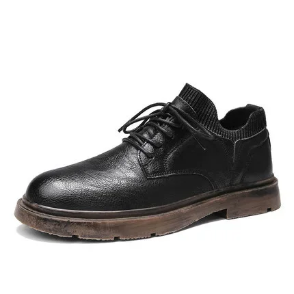 Casual leather shoes men's British business dress men's shoes new fashion leather spring breathable in summer