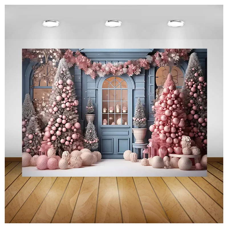 

SHENGYONGBAO Christmas Day Decoration Candy Family Portrait Photography Backdrops Flying Snowflake Studio Background Prop WW-13