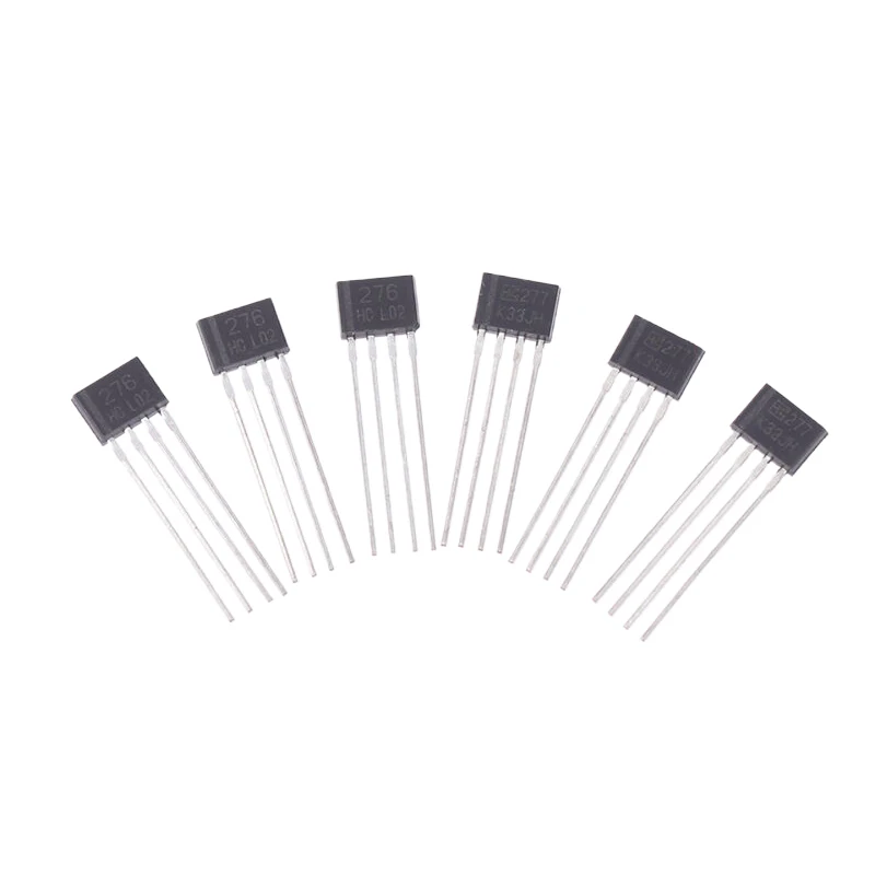 10pcs Fan Motor Hall ATS276 ATS276 AH277 YS276 EG276 276 276G 276H ATS276H ATS276G AH276 SS276 HAL276 MARKING 276 ATS277 SIP-4