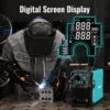 MIG Welder 110V Flux Core MIG Welder/Lift TIG/Stick 3 in 1 MIG Welding Machine,MIG145 7GEN Synergy Single Phase Flux IGBT Welder 3