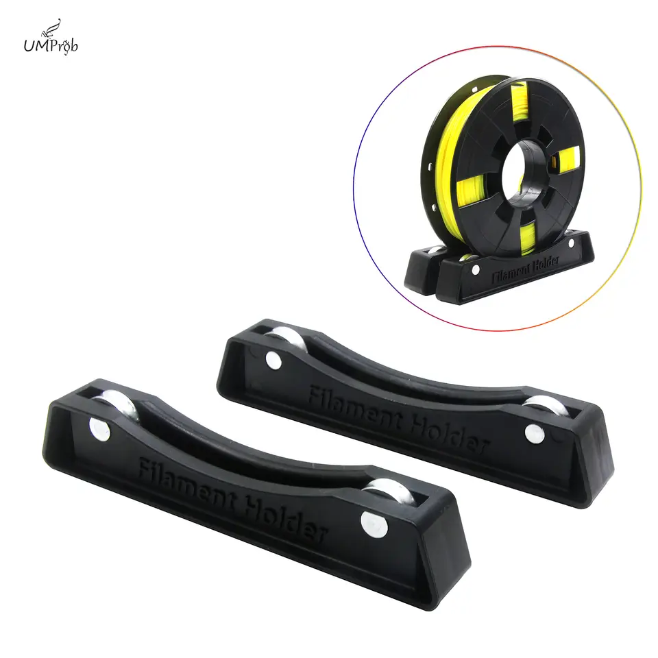 3D printer filament spool holder, 2 pieces, metal bearing design, compatible with all types of filaments, suitable for PLA/ABS/T image 4