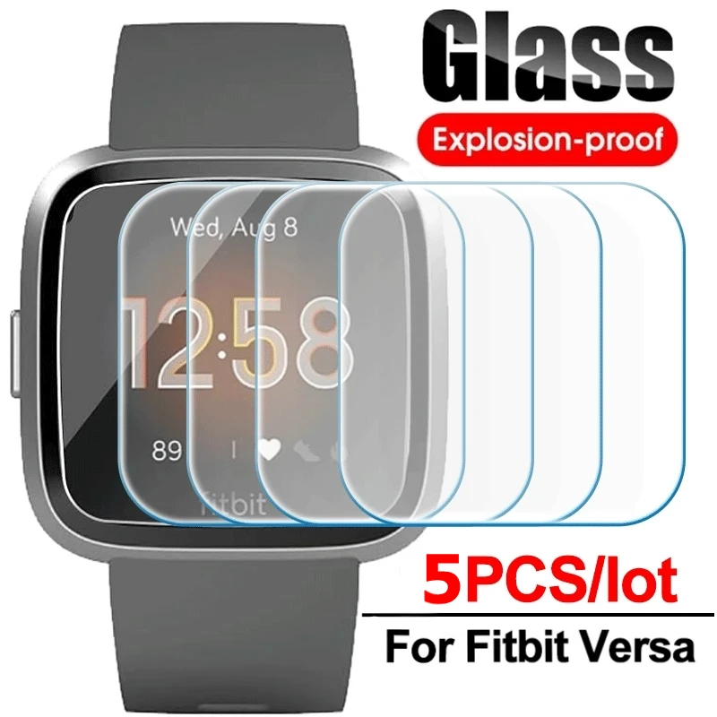 

5PCS HD Screen Protector for Fitbit Versa 2 Tempered Glass Anti-scratch Film for Fitbit Versa Lite 2 Smartwatch Accessories 2023