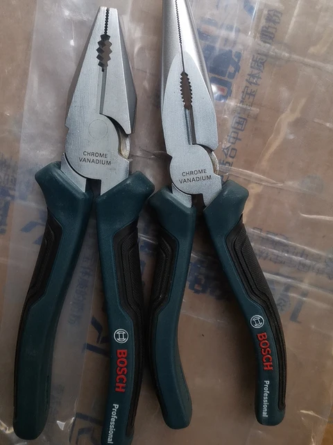 Bosch Professional Side Cutters (160mm, Chrome Vanadium Steel, Rubberised  Grip)