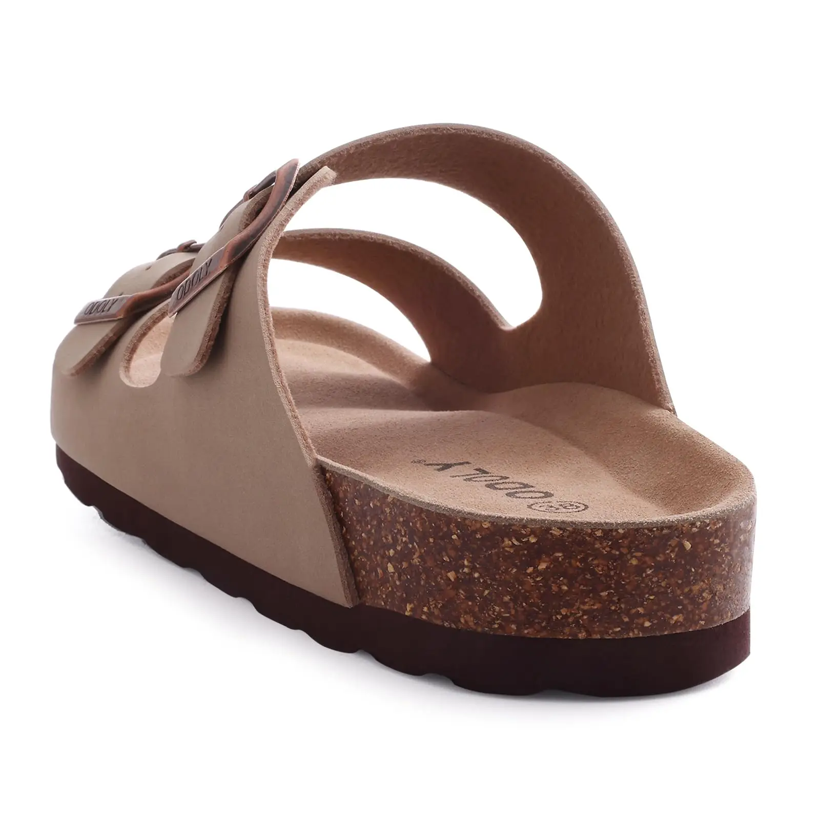 Comwarm Classic Kurk Slippers Voor Vrouwen Nieuwe Mode Suède Flats Sandalen Zomer Paar Strandglijbanen Schoenen Met Verstelbare Gesp