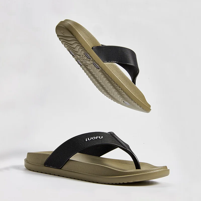 LUOFU New Men's Non-slip Flip-flops, Summer Casual Eva Sandals For Vacation Indoor Outdoor Beach