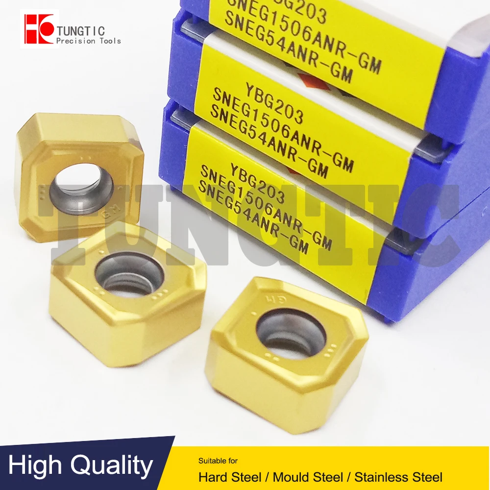 

SNEG1506ANR-GM YBG203 Milling Cutter CNC Carbide Insert Lathe Cutting Tool Machining Metal Turning Tools SNEG 1506ANR 1506 ANR