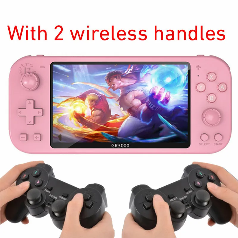 

GR3000 Handheld Game console 5.1 inch Screen Open System Retro Game Player Support Type-C Adapter Expandable 64G Christmas Gifts