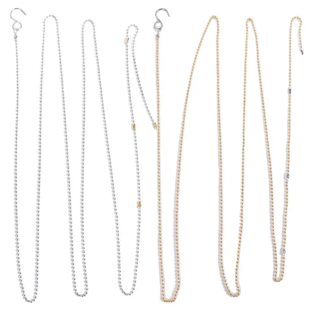 2.5m/8.2ft Volleyball Net Height Chain Measure Tool Gold Silver Volleyball Measure Chain Standard with Hooks Equipment