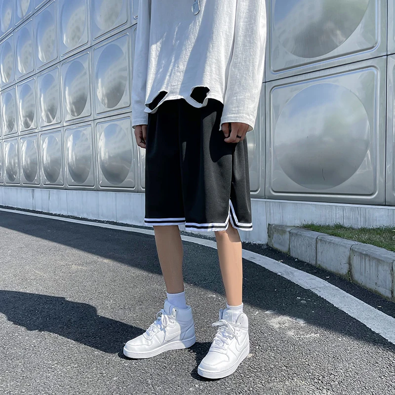Boy Men Summer Thin Shorts Half Lengh Loose Sports Basketball Shorts Summer Male Plus Size Street Shorts Thin Quick Dry Shorts
