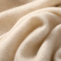 New 100% Cashmere Scarf In Autumn And Winter 180*45CM Men's And Women's Knitted Comfortable Soft Solid Color Scarf Warm Scarf. 2