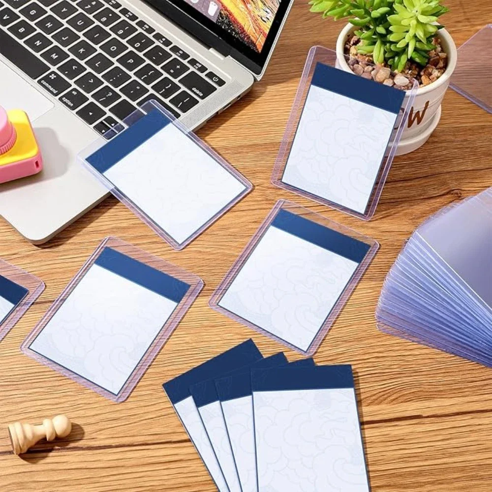 1-200Pcs 35PT Hard Plastic Card Sleeves Baseball Card Protectors Protector  for Game Trading Cards,sports Card Protection - AliExpress 15