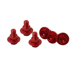 High - Performance Front Fork Guard Bolt Screws for Motorcycle Accessories (Red)