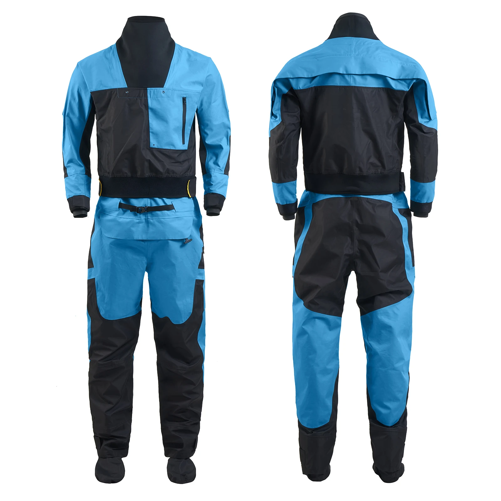 Traje deportivo para exteriores, ropa seca, cuello de látex, puño transpirable de tres capas, Material impermeable, kayak, surf, remo