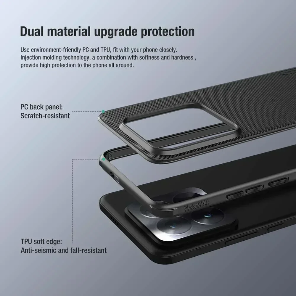 Nillkin for Xiaomi 15 Mi 14T Pro Mi 15 Pro Mi 14 Super Frosted Shield Pro Case Anti Fingerprint Shockproof Back Case 2