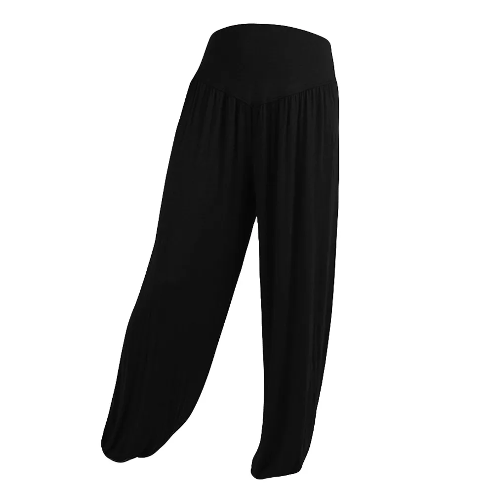 Womens Elastic Loose Casual Cotton Soft Yoga Sports Dance  Pants elegant pants woman Women pants high waist Clothing female