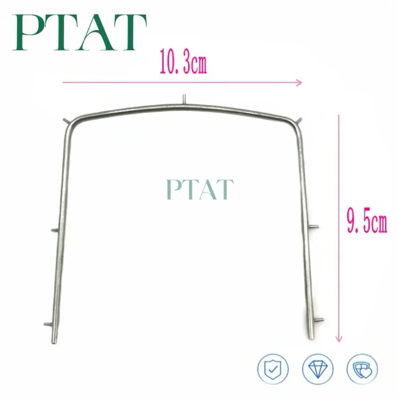 

1Pc Dental Stainless steel Rubber Dam Frame Holder Instrument Autoclavable For Dental Lab Supplies