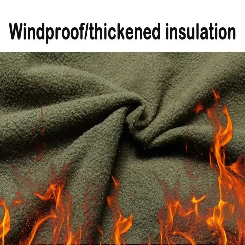 겨울 카모 망 정장 방수 양털 소프트 쉘 따뜻한 전술 세트 야외 하이킹 전투 방풍 사냥 의류 Thicken