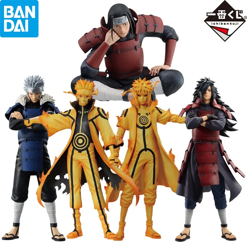 BANDAI Anime Action Model Toys Ichiban NARUTO Shippuden Loteria Madara