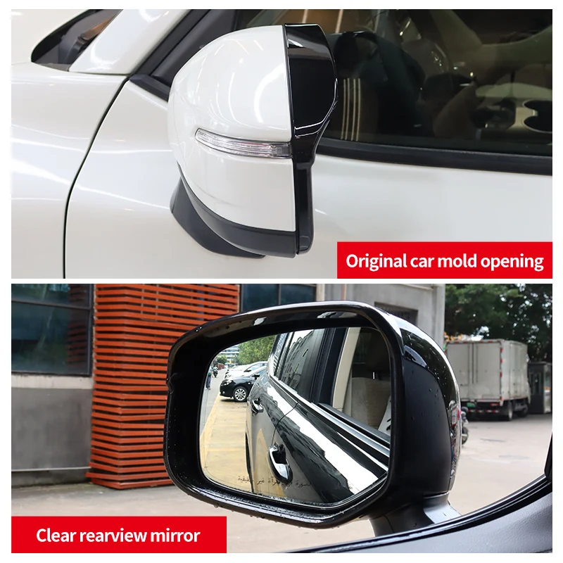For Toyota Land Cruiser 300 Rearview Mirror Rainproof Cover Rain Eyebrow LC300 Exterior Upgrade Accessories rearview mirror rain shield rearview mirror rain eyebrow rearview mirror rain guard