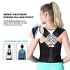 Back Brace Posture Corrector for Women and Men, Shoulder Straightener Adjustable Full Back Support Upper and Lower 3