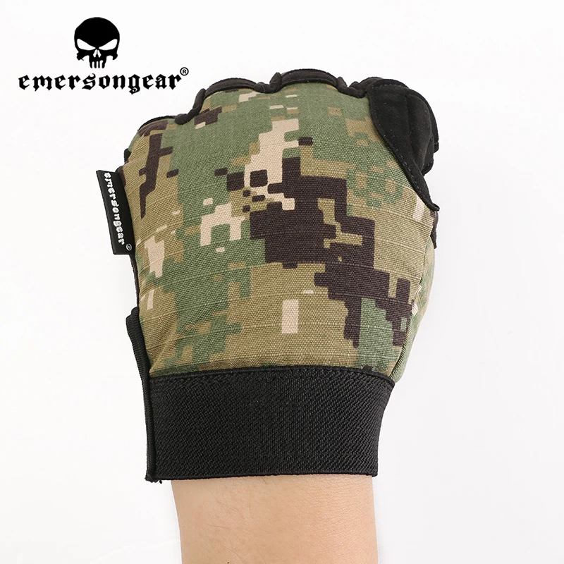 Emersongear Tactical Gloves Lightweight Camouflage Full Finger Duty Handwear Hand Protective Gear Airsoft Combat Hunting AOR2