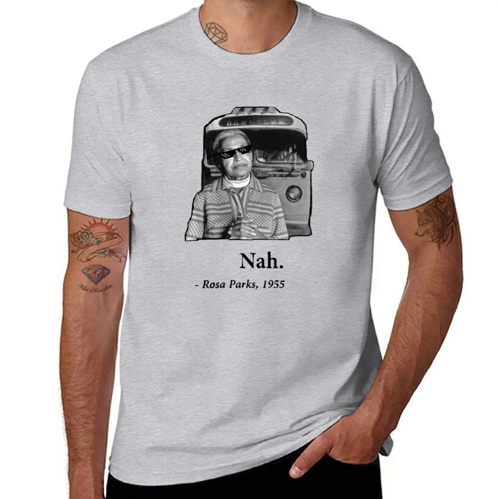 New Rosa Parks Deal With It Nah T-Shirt Sport Fan T-Shirt T-Shirt Personalizzata Abbigliamento Da Uomo