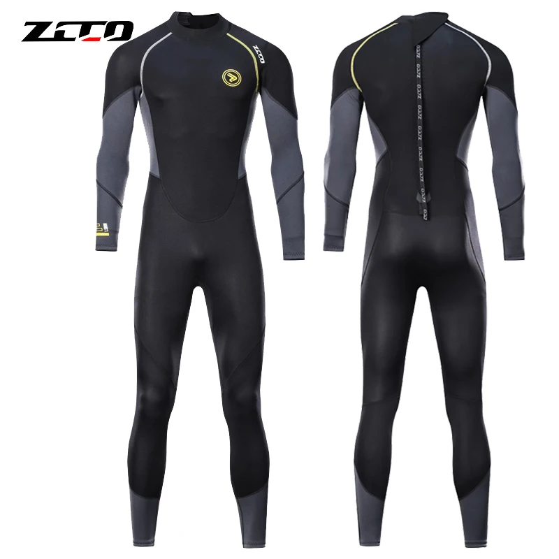 1.5mm Long Wetsuit Men Neoprene Material Warm Fleece Lining Outdoor Swimming Kayaking Surfing Drifting Wetsuit M-4XL