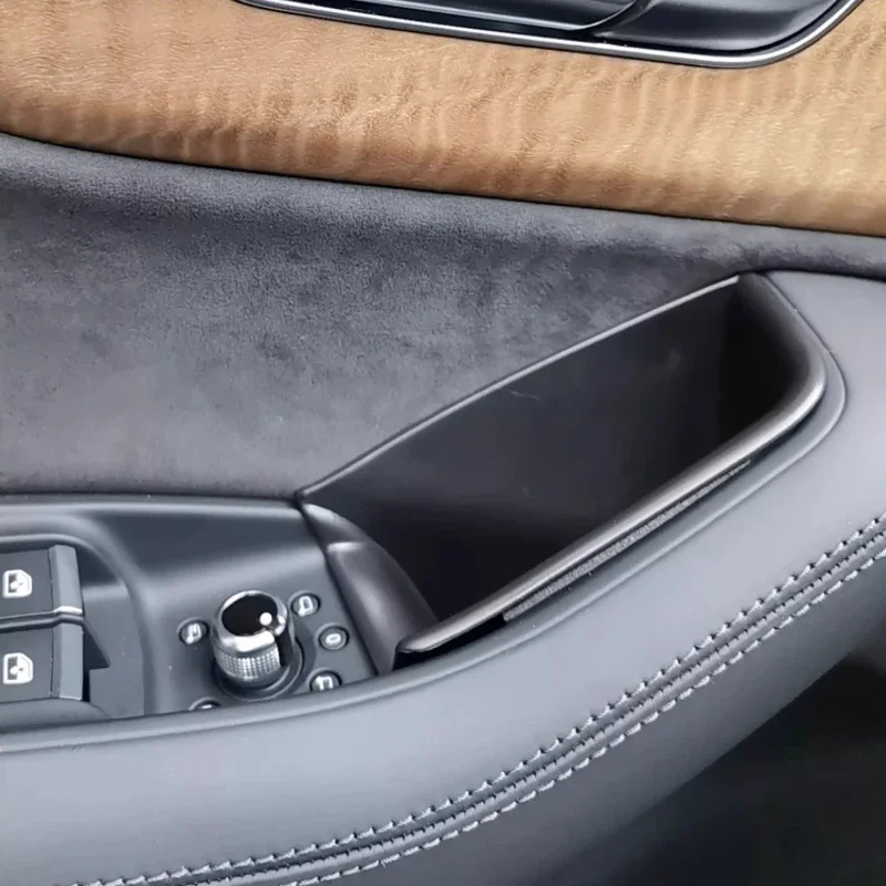 아우디 신형 Q7/Q8 도어 수납함 손잡이 수납함 개조 인테리어 액세서리 장식 인테리어 액세서리