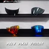 AX9 Helmet Visor For AGV AX9 Motorcycle Rally Off-road Helmet Visor goggles plating silver golden Replacement Lens 2