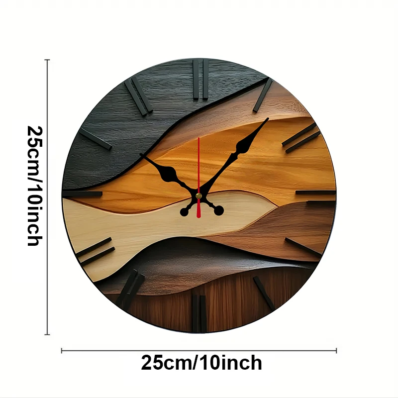 Nordic Wooden Wall Clock 2