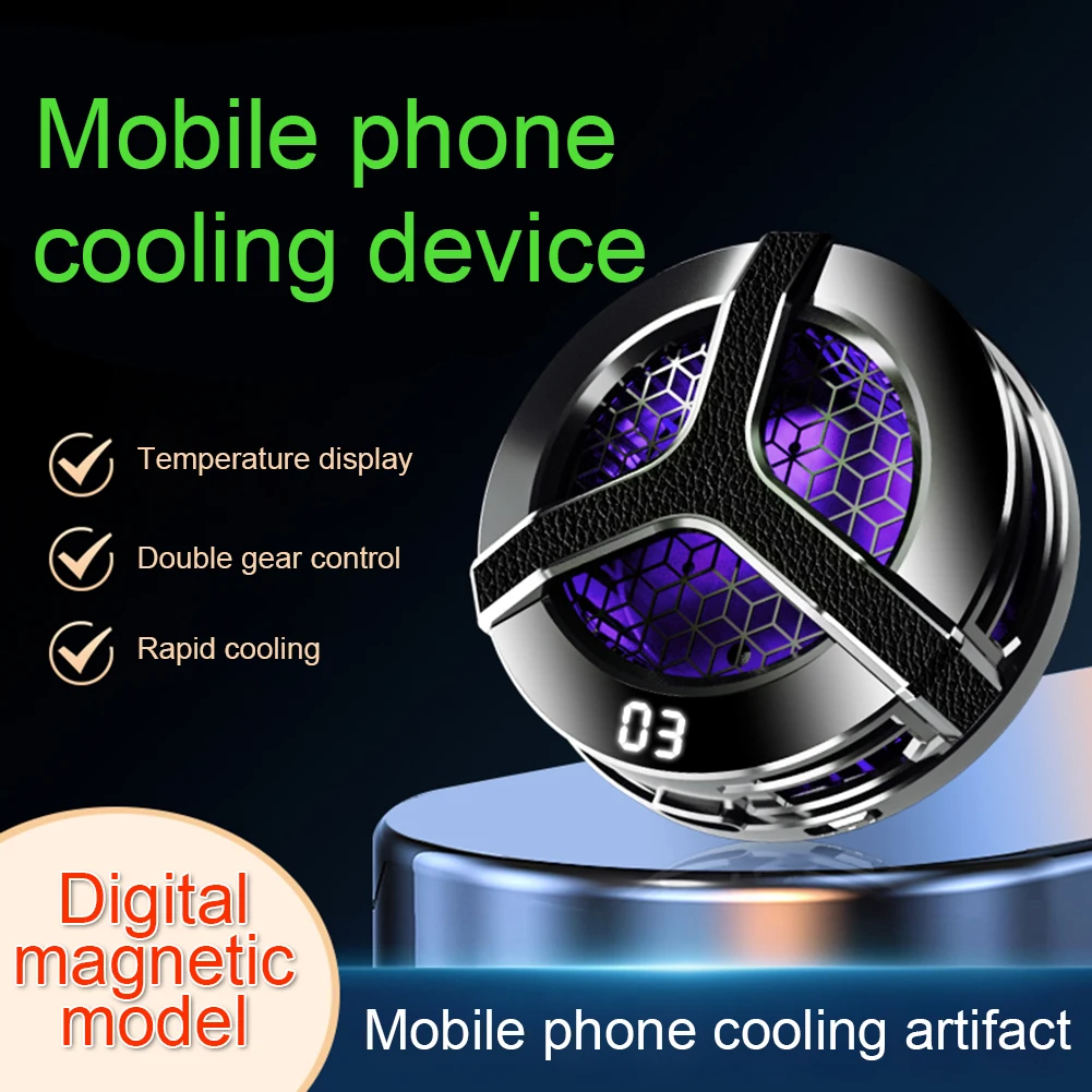 S9 Magnetic Mobile Phone Game Cooler Radiatore A Semiconduttore Portatile Raffreddamento Rapido Dispositivo Di Raffreddamento Del Telefono Gaming Vide