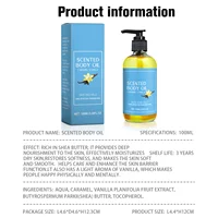 Huile corporelle anti-stress à la vanille - Hydrate et apaise en profondeur les muscles, formule à base de plantes pour bain et massage relaxants. 6