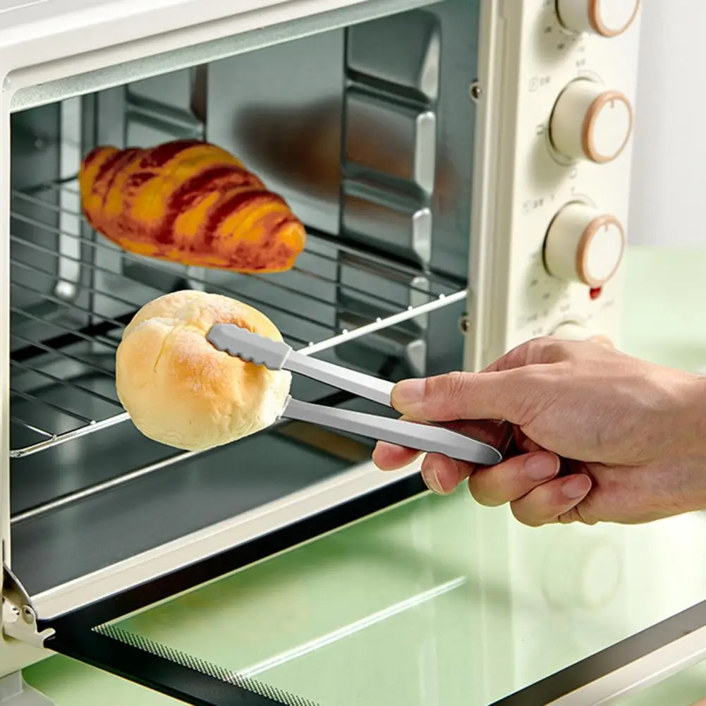 Stainless steel mini food tongs for party kitchen serving cooking ice sugar