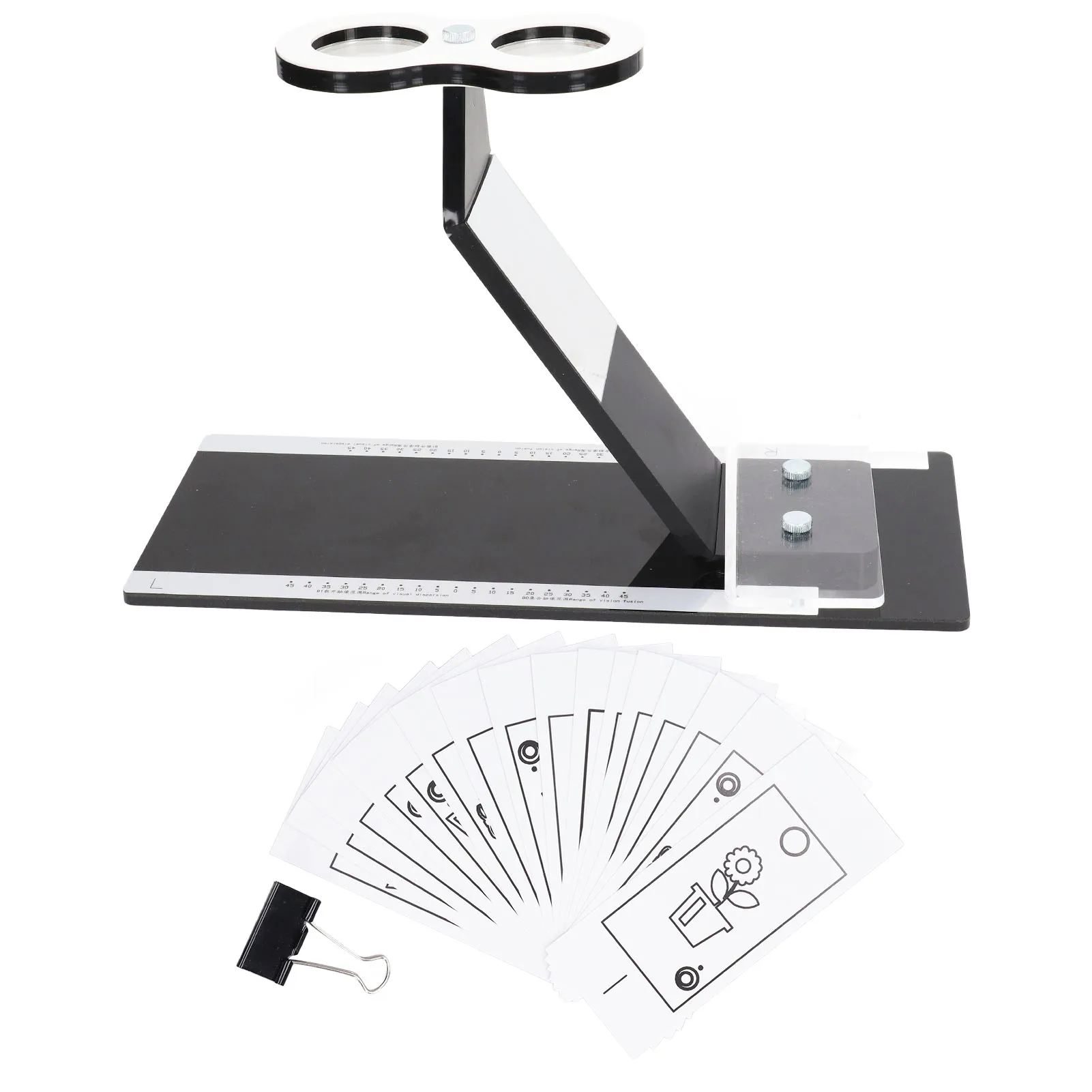 

Stereoscope Cheiroscopes Visual Training Tools Black Single Oblique Professional Refractive Enhanced Vision for Squint Stereo