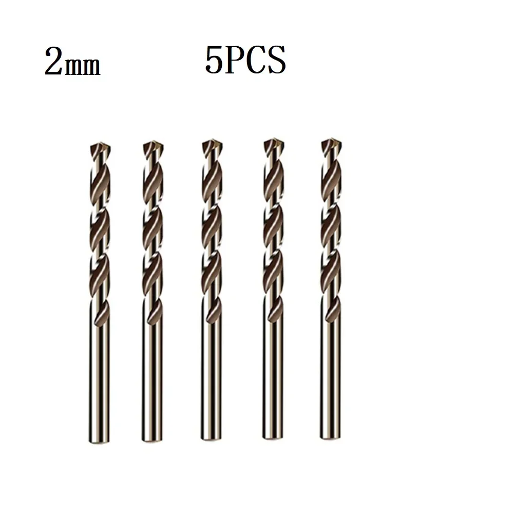 10 Forets Hélicoïdaux Cobalt M35 - Diamètre 3.9mm, Queue Droite 3.9mm, Longueur Totale 73mm, Pour Acier Inox, Cuivre, Bois, Plastique Dur