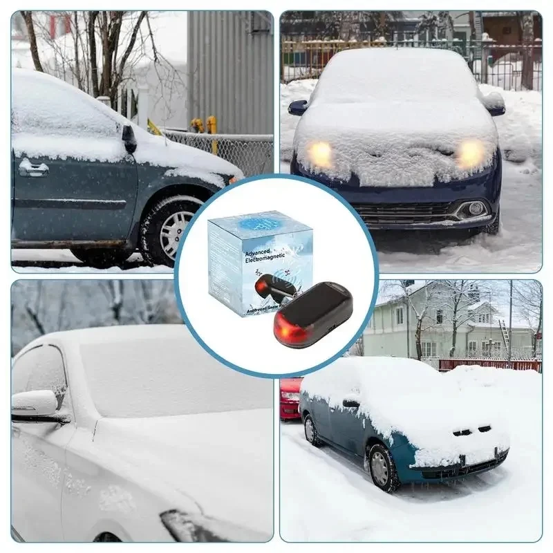 1/5pcs Car Window Glass Anti Freeze Device Winter Ice And Snow Removal Electromagnetic Interference Deicing Instrument tool