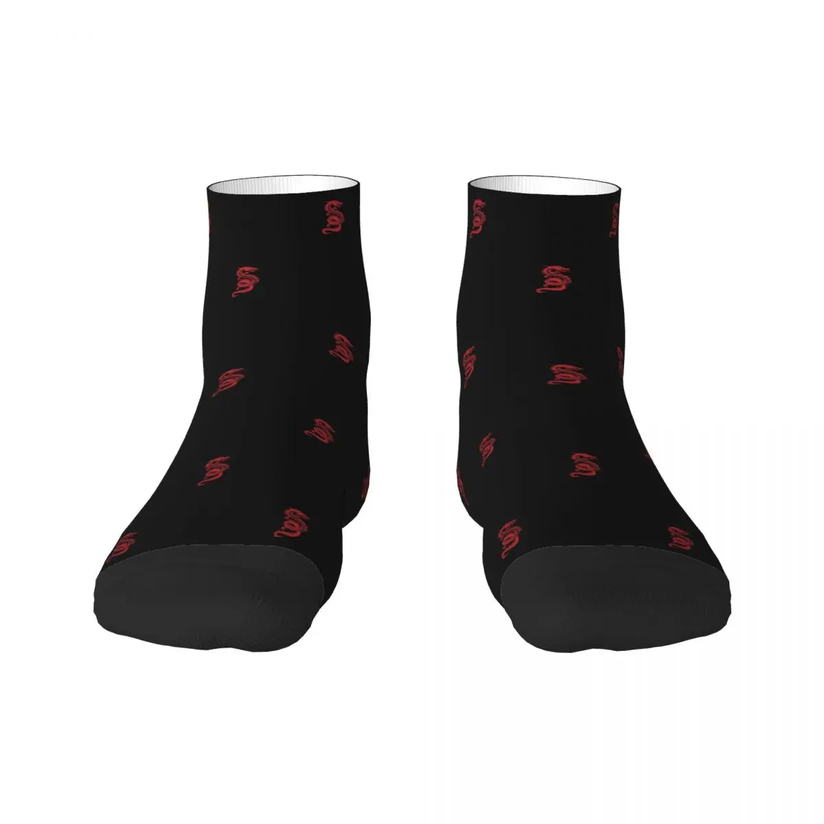 Kawaii Red Chinese Dragon Socks Donna Uomo Warm 3D Print Oriental Mitical Monster Sports Football Socks