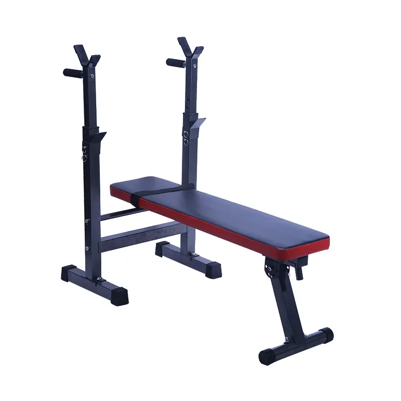 MIYAUP-Adjustable Folding Barbell Rack, Strength Training Benches, Workout Weight, Home Fitness Exercise