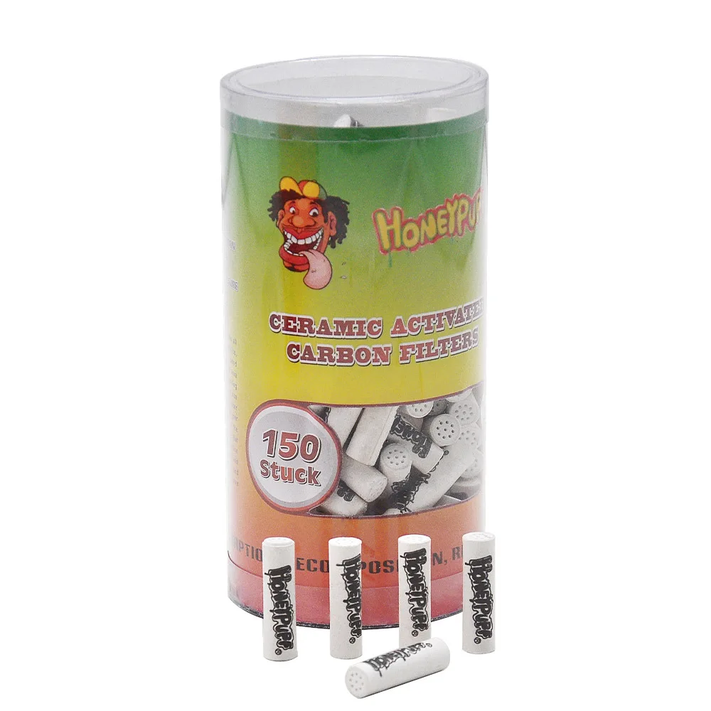 150pcs/ Box Disposable Active Charcoal Filter Tip Filter for 6MM/7MM