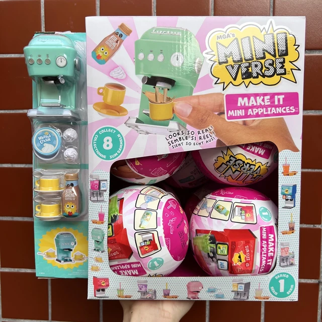 MGA Micro World Create Mini Kitchen Ball Miniature Food Play Refreshments  Blind Box DIY Food Toys