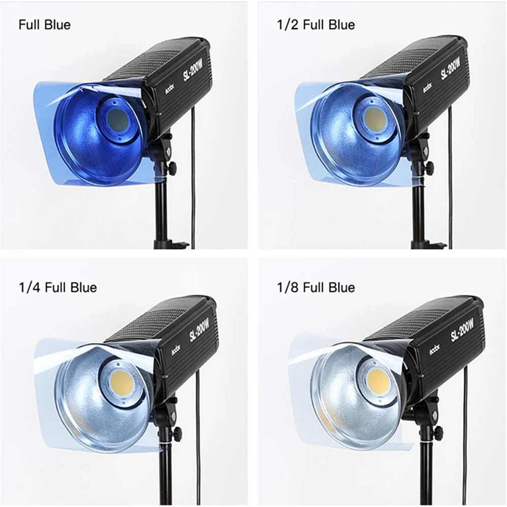 Photo color filter stage lighting color filter 50x40cm Color Correction Gel Filter Blue Photography Lighting gels Sheet CTB for Photo Studio Strobe Flashlight Led Light