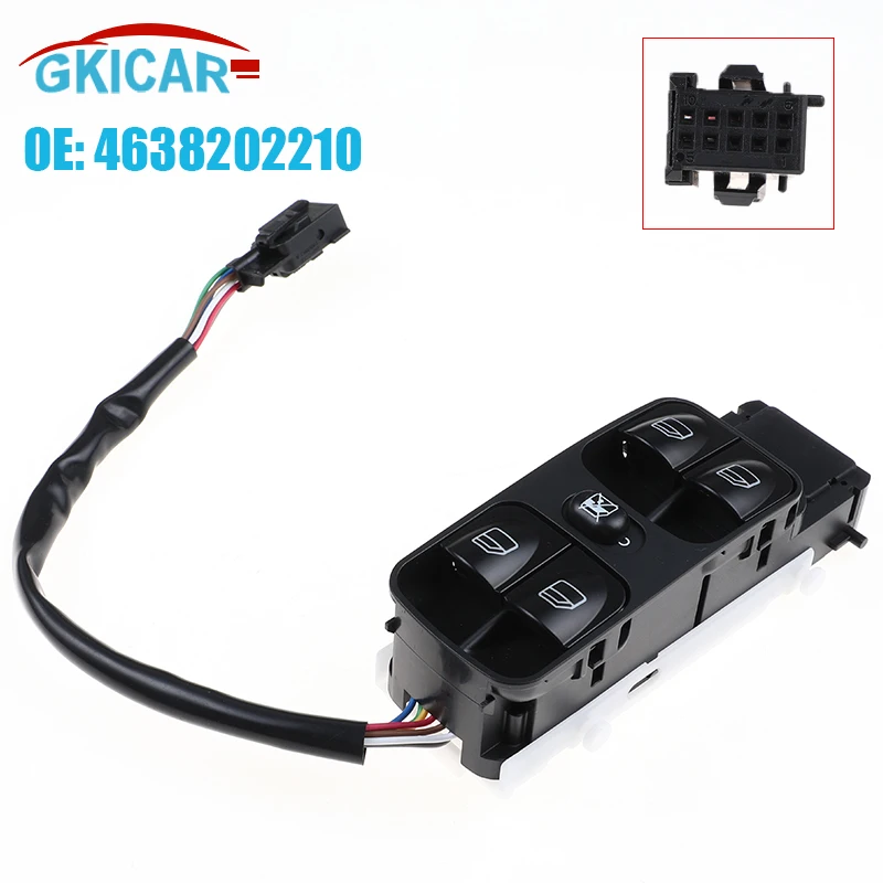 4638202210 Interruttore Alzacristallo Elettrico A 7 Pin Per Mercedes Benz W463 G500 G550 G63