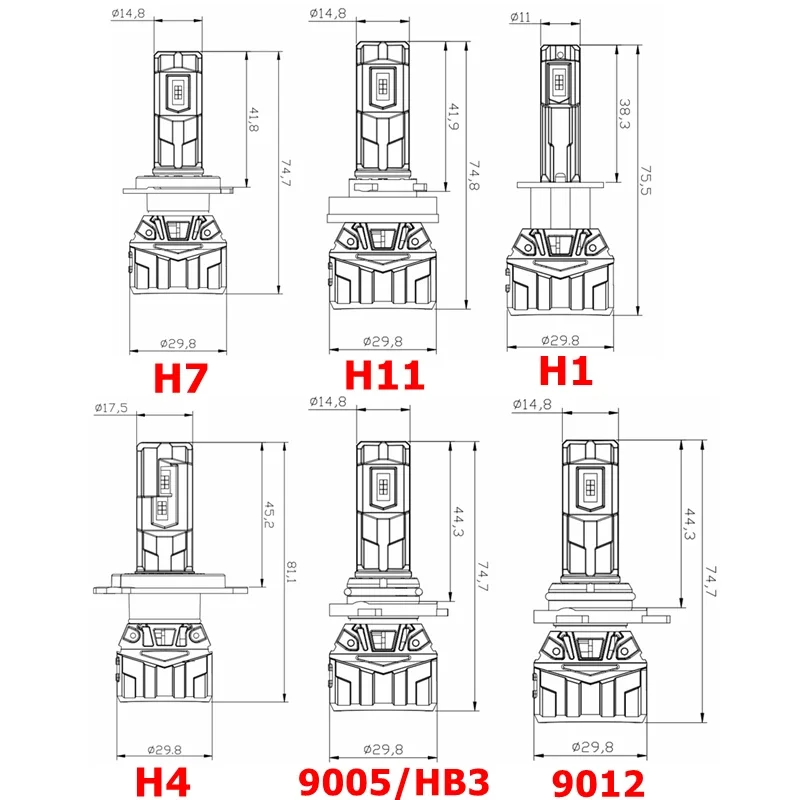 70W H7 LED Headlight Bulb 8000lm for Bmw E39 E46 E60 E61 F10 F11 F07 F85 G30 G31 G38 lamp holder,led headlight,headlight holder,led lamp bulb,led lamp bulb base,light bulb socket