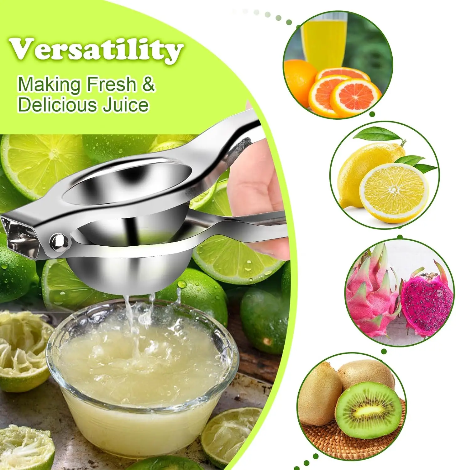 Stainless Steel Lemon Squeezer 2