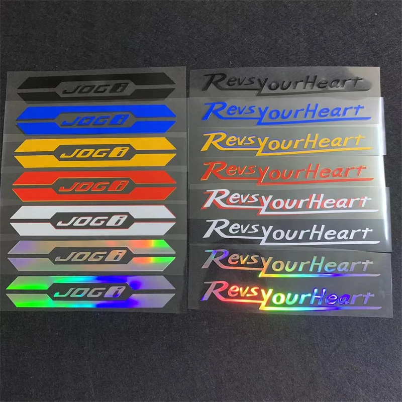 

2Pcs Motorcycle Personality Creative Sticker Modified Shock Absorber Waterproof Reflective Sticker Decal For YAMAHA JOGi i125