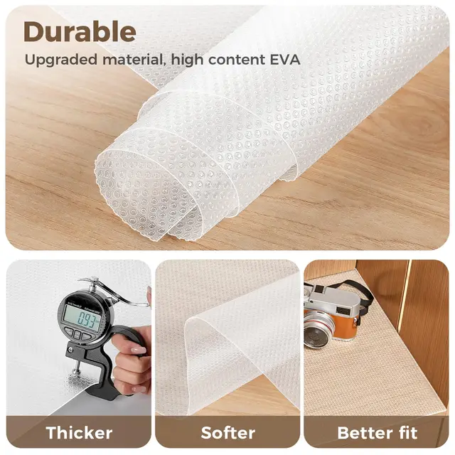 EVA Kitchen Cabinet Shelf Cover Liners Non Adhesive Table Drawer Mat Waterproof Closet Plastic Paper Anti Dirty Oil-proof Mat 5