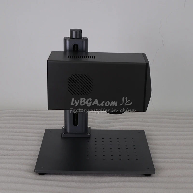 LY mini Desktop Faser Laser Kennzeichnung Maschine upgrade Rotation achse Roll roller achse 20W Metall Gravur Maschine – Detail 6